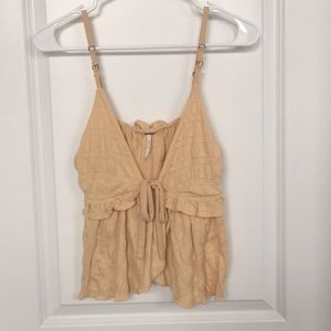 Free People front tie tank